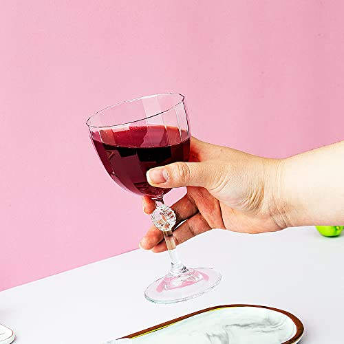 YOtat Juego De Copas De Vino Vasos De Whisky Antiguos Vasos De Bebidas De Vidrio Regalo Hecho A Mano para Los Amantes del Bourbon Cristalería De Estilo Vasos De Ron Día del Padre Gigante