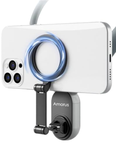 CoverKingz Handyhalterung Hals für iPhone, Samsung, Universal - Magnetische Nackenhalterung Handyhalterung Hals Nackenhalter Handy Neckholder – Grau