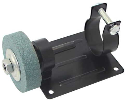 Reykentu Juego de cabezales de conversión de taladro eléctrico manual a amoladora, lijadora, taladro eléctrico, amoladora de piedra de molienda, rueda de molienda, cuchillo Hrinder A