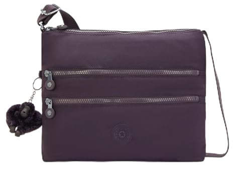 Kipling Alvar, Mittelgroße Umhängetasche, 4.5 x 80 x 38 cm, Ultimate Plum (LILA)