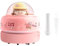 Folpus Aspirateur de Bureau Nettoyeur de Table Mini Portable pour Le Nettoyage Scolaire Gomme miettes, Rose