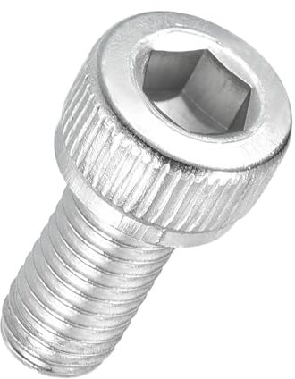 Kozelo 40Pcs Vis à Tête Cylindrique - [M5-0,8 x 10mm] Acier Inoxydable 304 Filetage Complet Tête Fraisée Allen pour Moteur Électrique, Impression 3D, Ventilateur, Argent