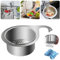 Stainless Steel Swan Sink Strainer Basket,Kitchen Sink Strainer,Kitchen Sink Strainer Strainer Basket, Stainless Steel Sink Strainer Basket,Strainer for Kitchen Sink (1/Set)