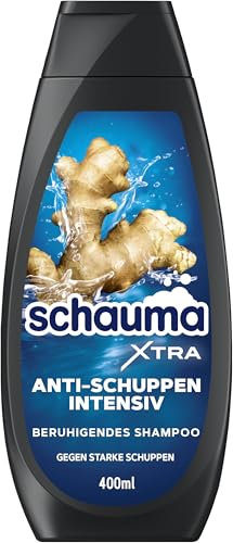 Schauma Anti-Schuppen Shampoo Intensiv (400 ml), Haarshampoo bekämpft starke Schuppen ab der ersten Anwendung, Shampoo hilft bei juckender Kopfhaut