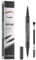 Augenbrauenstift - Wasserfester Microblading Eyebrow Pen 2-in-1 Dual-Ended 3d Augenbrauenstift mit 2 Gabelspitzen für einen natürlichen Look und ein langanhaltendes Ergebnis