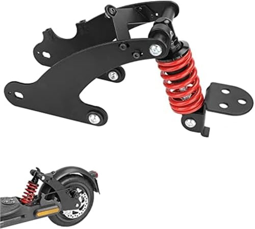 DEMULAX Sospensione posteriore for monopattino elettrico, for Xiaomi, Pro Pro2, ammortizzatore for monopattino elettrico, forcella posteriore, set - Pro/Pro2 rosso Molla idraulica per sospensione ante