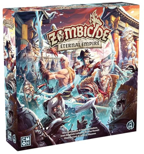 Asmodee Zombicide White Death - Eternal Empire, Erweiterung des Brettspiels, 14+ Jahre, 1-6 Spieler, italienische Ausgabe