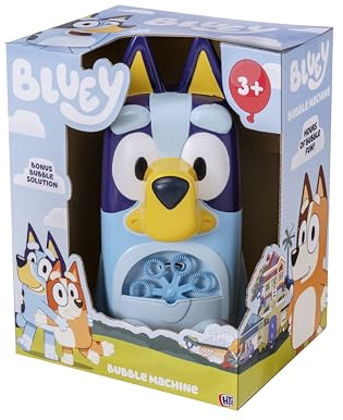 Bluey Bubble Machine for Kids - Character Shaped Bubble Blower - Great for Outdoors - Ages 3+