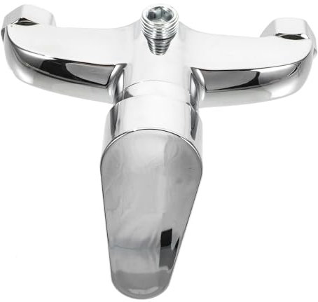 VILLCASE Grifo Desviador de Agua Fría y Caliente Adaptador de Ducha de Aleación de Zinc Válvula de Control Ajustable para Baño y Ducha 1