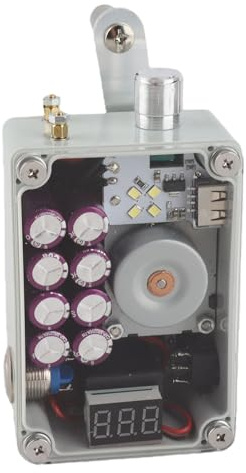 ZASCHMOY Generatore di Manovella Manuale Portatile Generatore di Alimentazione USB Output Emergenza per il Campeggio