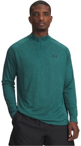 Under Armour Tech 2.0 1/2 Zip, Versatile Warm Up Top for Men, Light and Breathable Zip Up Top for Working Out Men