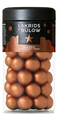 LAKRIDS BY BÜLOW - Classic Caramel - 270g - Dänische Gourmet Lakritz-Kugeln - Süßer Lakritzkern umhüllt von Dulce-Schokolade & Meersalz
