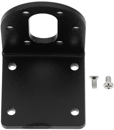 Ipetboom Dc Getriebemotorhalterung aus Robustem Schwarzem Langlebiger Motorhalter für Elektronische Schlösser Modellautos und Kameras Einfache Montage Zuverlässiger Motorbefestigungssitz