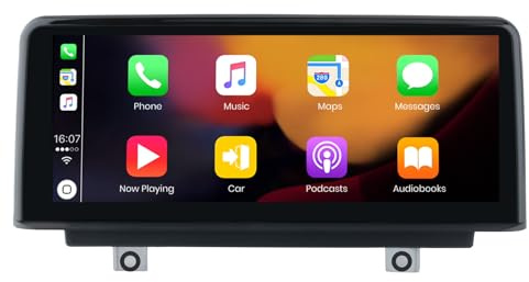 Junsun Android Radio für BMW F20 F21 F30 F31 F32 F33 F34 F36 mit NBT System | Octa Core, 4GB+64GB, mit 10.25 Zoll Touchscreen, unterstützt das originale Fahrzeugsystem Android Auto Carplay Bluetooth