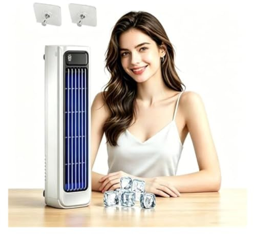 Ac portátil, 2026 nuevo enfriador de aire portátil AirZuma, ventilador de torre de enfriamiento rápido instantáneo de 30 segundos, enfriador ajustable de 3 velocidades silencioso para el hogar