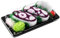 Rainbow Socks - Donna Uomo Calzini Sushi Octopus Viola - 1 Paio - Taglia 36-40