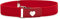 Ladeheid Mädchen Gürtel Elastik-Gürtel 1-6 Jahre 34-65 cm P15G (Rot/Herz)
