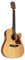 J & D D-150SCE NT Westerngitarre, Akustik-Gitarre mit Tonabnehmer, elektroakustische Gitarre, Dreadnought mit Cutaway und Natural Zederndecke