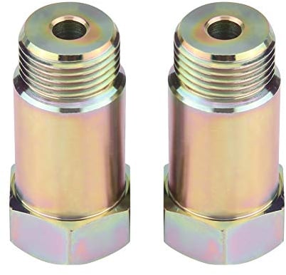 Lambdasonde Adapter, 1 Paar 45mm M18*1,5 O2 Sauerstoffsensor Extender Auspuffanlage Lambdasonde Eliminator Extender Adapter