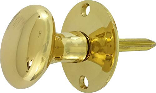 D&H™ Oval Mortice Rack Bolt Thumb Turn Polished Brass