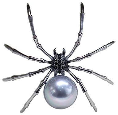 Bontand Strass Spinne Broschen Für Frauen-Schwarz-Farbe Insekt Pin Perlenschmuck Sommer Mode-Accessoires Coole Brosche