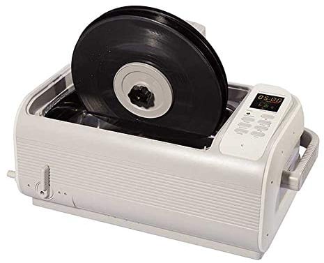 CGOLDENWALL 5L Vinyl Record Ultrasonic Cleaner 3min Speedy Cleaning-5 RPM Slow Automatic Rotation for Evenly& Thorough Cleaning- 3 pcs in One Time-Record Sticker Protection