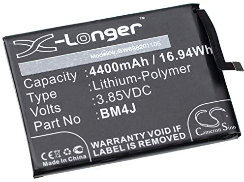 vhbw Akku kompatibel mit Xiaomi/Redmi Note 8 Dual SIM, Note 8 Dual SIM TD-LTE Handy Smartphone Telefon (4400mAh, 3,85V, Li-Polymer)