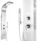 Edelstahl Premium Duschpaneel Regendusche Körperbrause Brause Dusche 140cm, : mit Thermostat