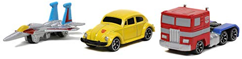JADA TOYS Nano Transformers 3 Car Set