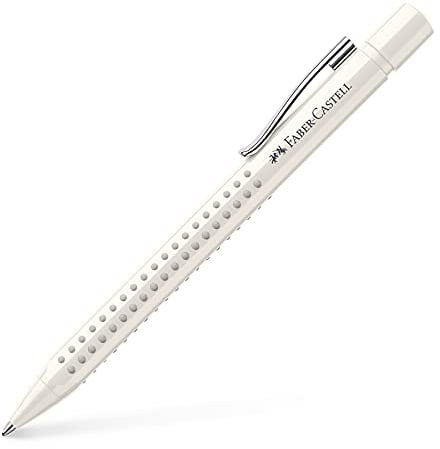 Faber-Castell 243908 - Kugelschreiber Grip 2010, Mine M, coconut milk, 1 Stück