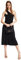 Denny Rose Donna Abito Lungo 211DD10036 42 Nero Black 2001