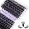 Faux Cils Individuels Cluster Cils Volume Russe 0.07mm D Curl Mixte 12-16mm 30D+40D Cluster Extensions de Cils Individuels Bouquet Effet 3D Cluster Eye Lashes(30D+40D-0.07-D-MIX12-16)