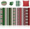 Lucky Goddness Christmas Infusible Transfer Ink Sheets,Red Green Snowman Elks for Cricut Mug Press,Heat Press Machine for T-Shirts Mug Bag,Orange Black 14 Sheets 12x 12