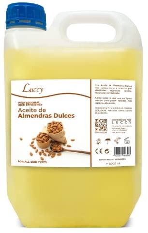 Huile d'Amande Douce | Huile de massage professionnelle | Huile Corporelle | 5L