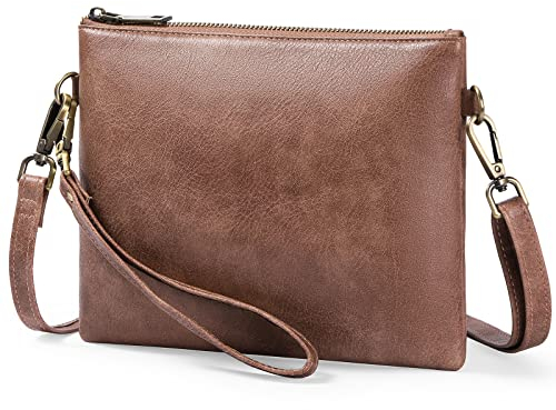 GAEKEAO Borsa a Tracolla Donna in Pelle, Portafoglio con Tracolla Regolabile Rimovibile e Porta Tessere