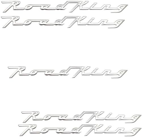 5 pezzi adesivi per motociclette, adesivi cromati 3D 110/105° anniversario, distintivo emblema universale per motocicletta per Harley Touring Road King FLHRC