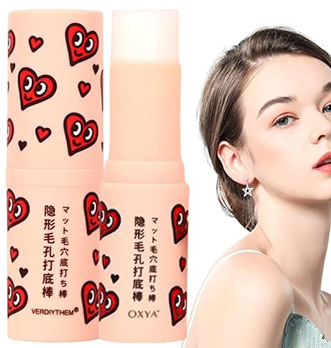 Concealer Stick-Instant Pore Reducer, Invisible Pore Primer Stick Reduziert Sofort Das Erscheinungsbild Von Poren Nicht Klebriger, Wasserfester Porenstift Zur Verwendung Als Mattierender Primer