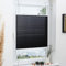 Grandekor Plissee Klemmfix ohne Bohren Schwarz 80x180cm(BxH) Plissees lichtdurchlässig Blickdicht Jalousien ohne Bohren Fensterrollo Klemmrollos Sonnenschutz Sichtschutz Faltrollo Rollos für Fenster