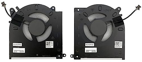 CPU GPU Kühling Lüfter für DELL Alienware M15 R3 R4 RTX 2070 3070 12V TG9V0 D1X38 Laptop Kühler (CPU+GPU-Lüfter)