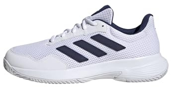 adidas Unisex Court Spec 2 Tennis Shoes, Cloud White/Dark Blue/Cloud White, 48 EU