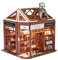Cuteefun DIY Miniatur Puppen Haus Kit, DIY Miniatur Puppenhaus Bausatz, Handgefertigtes Kunsthandwerk für Erwachsene Geburtstag Valentinstag, Vatertag (Buch Haus)