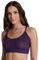 ALBERO NATUR Damen Bustier Bio-Baumwolle Sport BH Unterhemd Yoga Pilates (DE/NL/SE/PL, Alphanumerisch, M, Regular, Regular, Tibetrot-Navy-Geometrisch)
