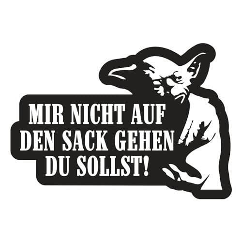 Spaß Kostet Aufkleber Mir Nicht auf den Sack gehen du sollst Wetterfest Sticker außen PVC