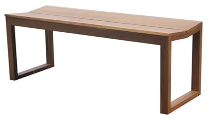 Gartenbank Holz 3 Sitzer, Gartenbank Wetterfest Sale, Bestes Hochwertiges Teakholz für Garten, Vorgarten Stadt Dorf Gemeinde Massiv und Robust (Size : 150cm, Color : C)