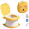 Xiantian 3-in-1 Portable Potty for Toddlers - Foldable Training Toilet Seat, Carry Potty Chair - Orange