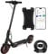 8,5 Zoll Elektroroller, 10,4 Ah Klasse A Akku, 3 Geschwindigkeitsmodi, 15-21 Meilen Reichweite & 120 kg Traglast mit Handyhalterung & Autoschloss, Elektro Scooter mit straßenzulassung