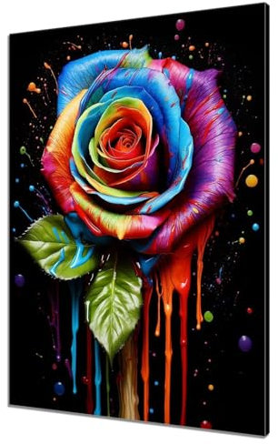 Couleur Peinture par Numero Adulte Enfant, Kits de Peinture Numero Adulte Rose, Kit de Peinture à l'huile pour Débutants, Peintures Acryliques pour la Décoration de la Maison (Sans Cadre) 40x50cm L-6