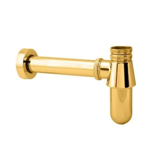 Siphon de Lavabo Golden BRASS Kit de vidange for lavabo de salle de bain - P-TRAP 11-032