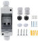 Disyuntor,Jadeshay 15A Interruptor Aislador Fotovoltaico Solar DC Miniatura Disyuntor Impermeable 1 Cuerda Caja Combinadora Fotovoltaica para Sistema de Panel Solar Fotovoltaico