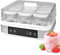 Yogurtera Digital, con 9 Tarros de Cristal, con Control de Temperatura y Tiempo, para Preparar Postres Caseros Frescos